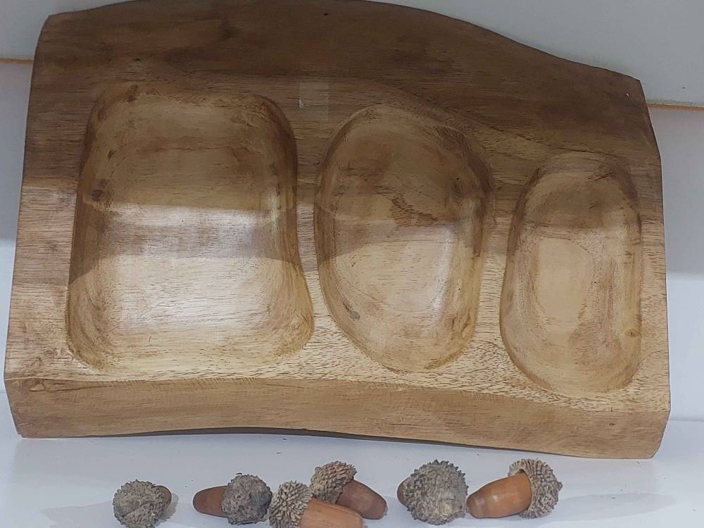 اردو خوری با چوب گردو دست ساز